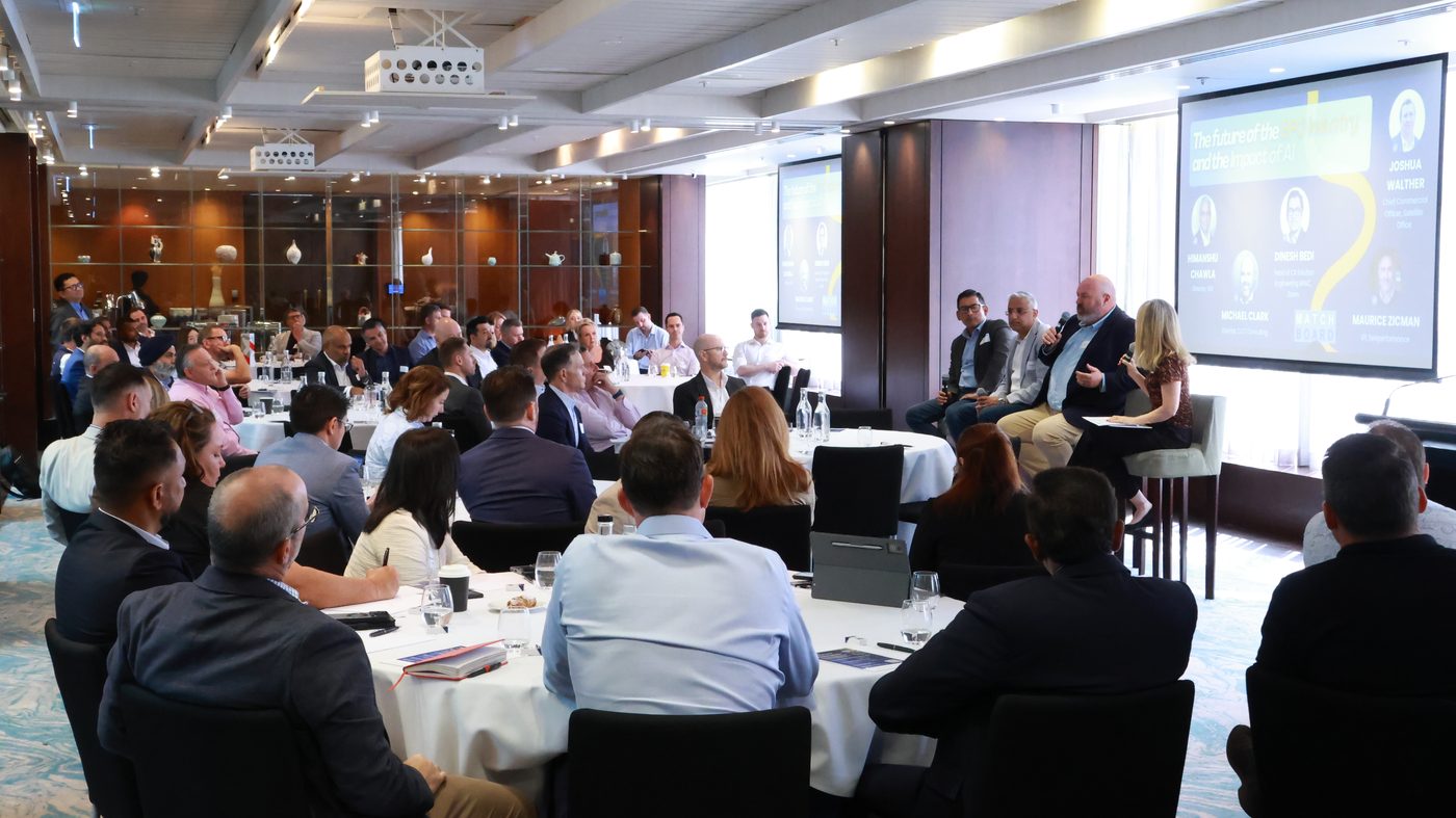 Michael Clark on the BPO Exchange 2025 panel, full audience view