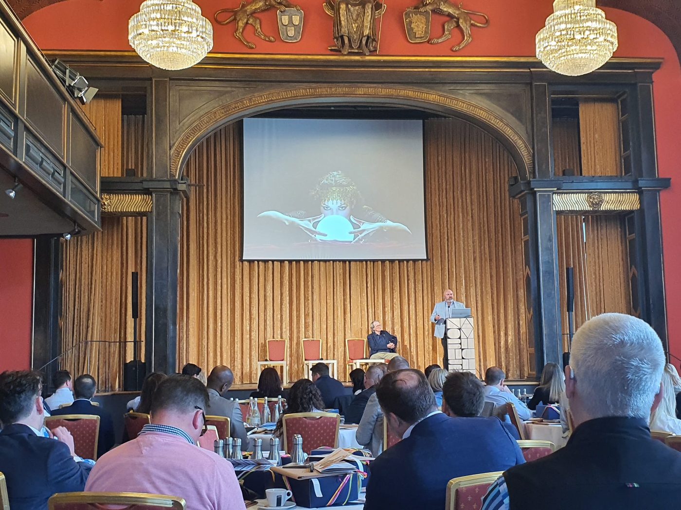 Michael Clark delivering the Digital Transformation Journey keynote at CxOutsourcers 2025